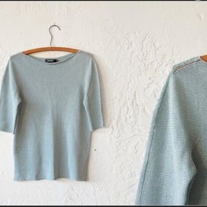 Vintage DKNY sea foam top